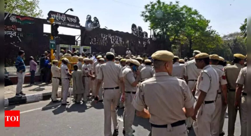 INDIA bloc protest: Security tightened in Central Delhi | India News
