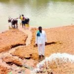 In drought-hit K’taka, farmer pumps water from own well into dry river | India News