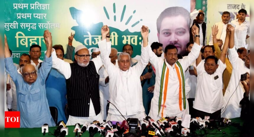 Mahagathbandhan announces Lok Sabha seat-sharing for Bihar | India News