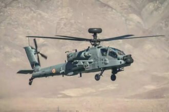 Accident of Apache attack chopper in Ladakh | India News