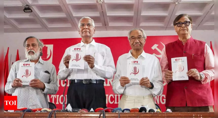 CPI releases Lok Sabha election manifesto, promises to scrap CAA | India News