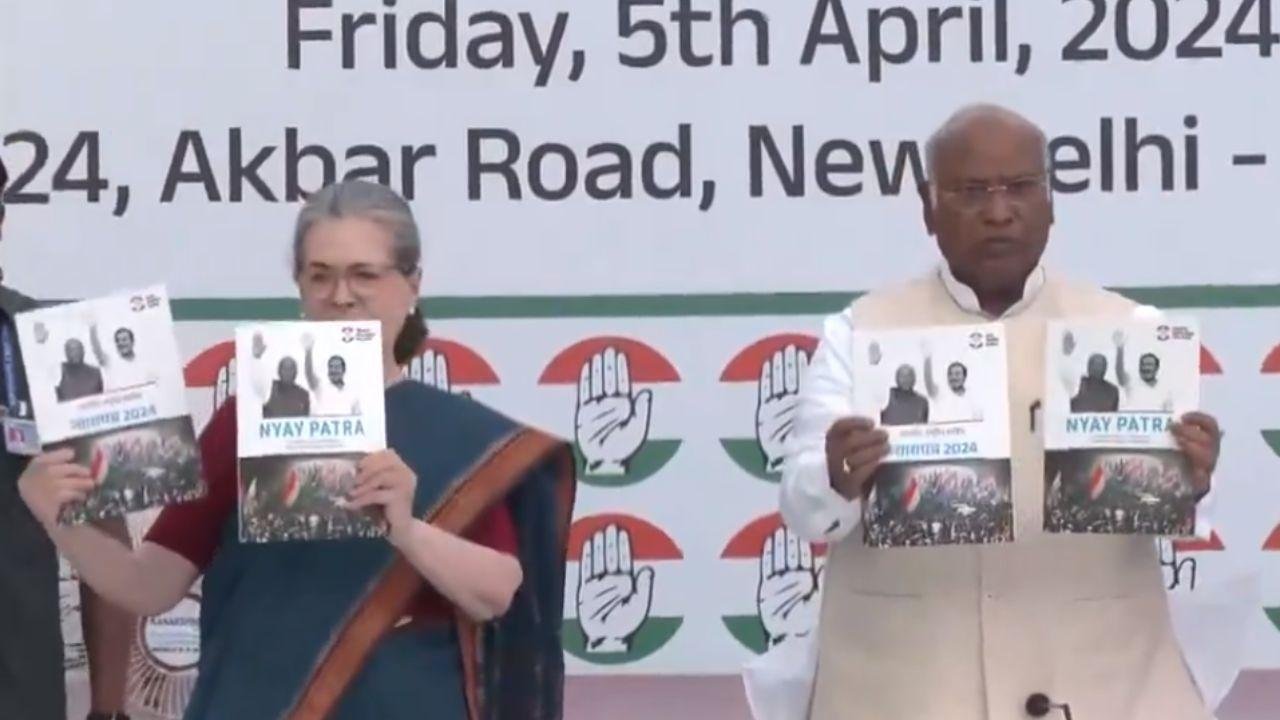 Congress releases manifesto for Lok Sabha Elections 2024 Fight