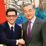 France presses China on trade, Ukraine