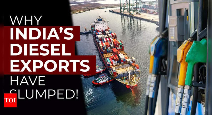 Increased competition from China, South Korea! India's diesel exports to Asia slump 63%