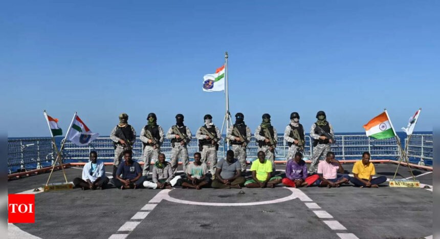 Indian Navy hands over nine pirates to Mumbai Police | India News