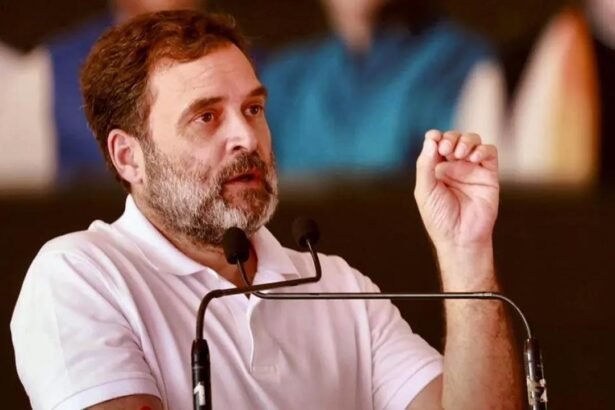 `Garmee hai kaafi`: Rahul swelters under intense heat while delivering speech