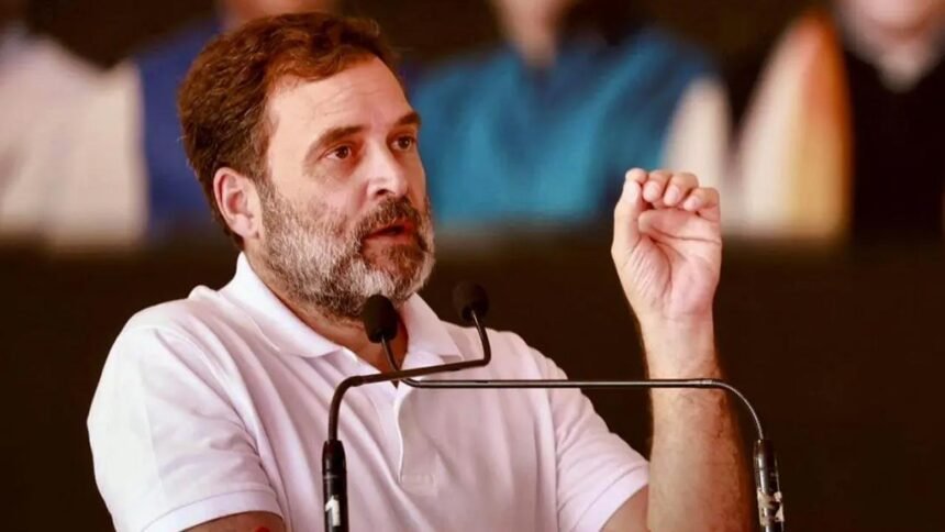 `Garmee hai kaafi`: Rahul swelters under intense heat while delivering speech