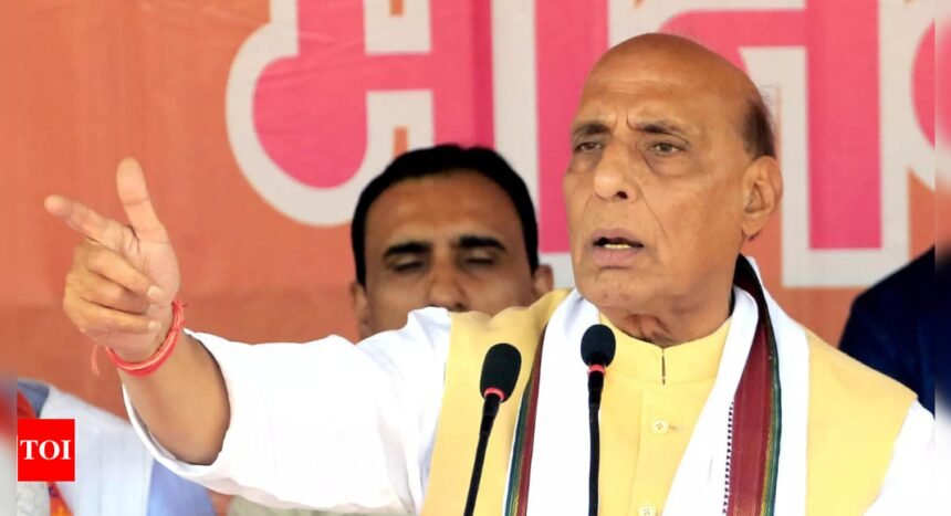 Inflation higher when Congress governed at Centre, says Rajnath Singh | India News