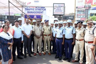 Traffic stretch management initiative in Vizag | India News