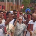 INDIA bloc's show of strength in parliament, raise call to 'save Constitution' | India News