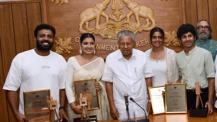 Kerala government honours Malayalam actors who shone at Cannes