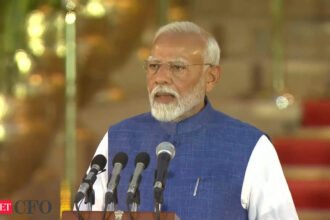 Narendra Modi takes oath as PM for third straight term, CFO News, ETCFO