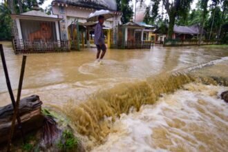 Red alert extended in 3 NE states, unprecedented rainfall hits Meghalaya, Assam | India News