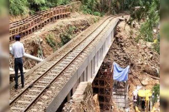 Train operations suspended on Kalka-Shimla railway line after cracks develop | India News