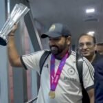 India`s T20 World champions arrive in Delhi; fans brave rain to welcome players