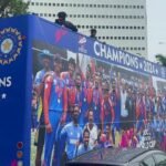 Open-top bus for Team India`s victory parade reaches Mumbai`s Marine Drive