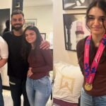 Virat Kohli celebrates T20 WC success with family after reaching Delhi