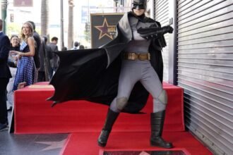 Batman makes history as first superhero with a star on the Hollywood Walk of Fame