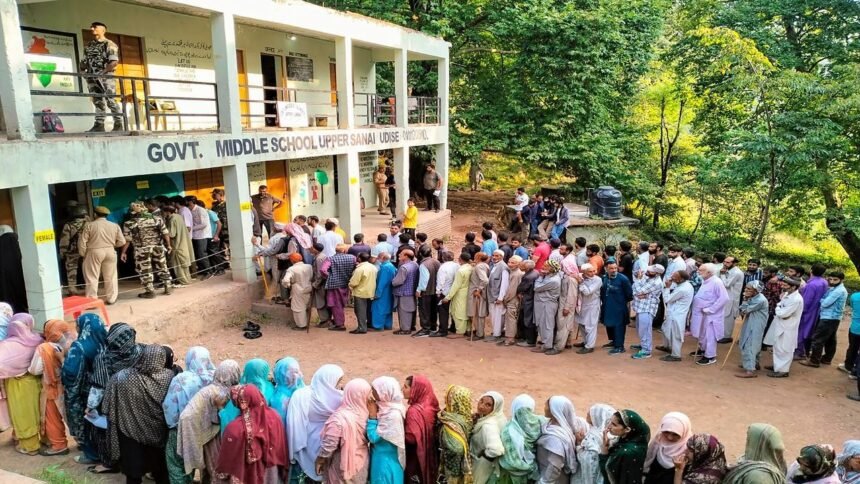 Jammu-Kashmir Assembly polls: 46.12 per cent voter turnout recorded till 3pm