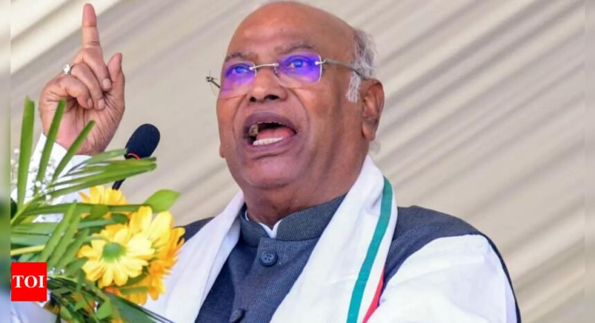 They would have been in jail if we had 20 more seats, Kharge attacks govt | India News