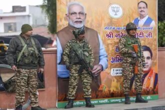 Tight security arrangements in Srinagar ahead of Modi`s visit