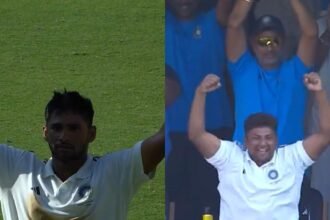 WATCH VIDEO: Sarfaraz Khan celebrates brother Musheer`s century