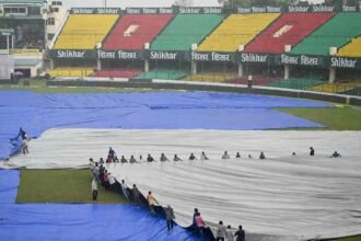 Wet outfield delays toss in 2nd Test between India and Bangladesh