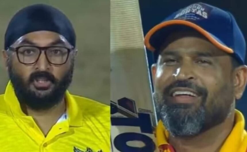 "Are You Playing A Test Match?" Yusuf Pathan, Monty Panesar Engage In Friendly Banter During Legends League Cricket