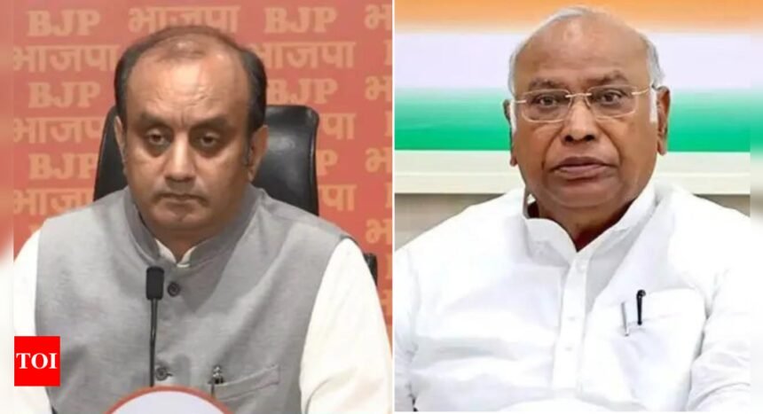 Mallikarjun Kharge's son seeks land cancellation, BJP accuses Congress of power misuse | India News