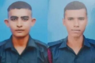 Mortal remains of Agniveer killed in firing exercise received with military honours in Guj village | India News