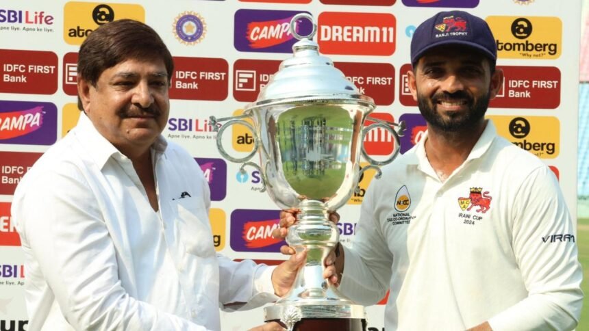 Rahane-led Mumbai team to be felicitated after first Irani Cup title in 27 years