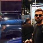 Rohit spotted in blue lamborghini after BAN series, Kohli departs for London