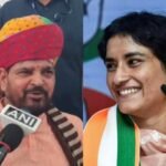 'Satyanaash hi hoga': Brij Bhushan Singh reacts to Vinesh Phogat's win in Haryana | India News