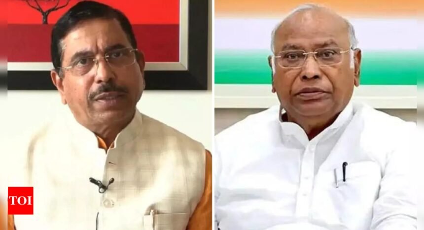 'Sonia Gandhi shed tears for terrorists': BJP's Pralhad Joshi responds strongly to Kharge's 'terrorist party' remarks