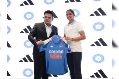 Harmanpreet Kaur Unveils Indian Cricket Team's New ODI Jersey. Watch