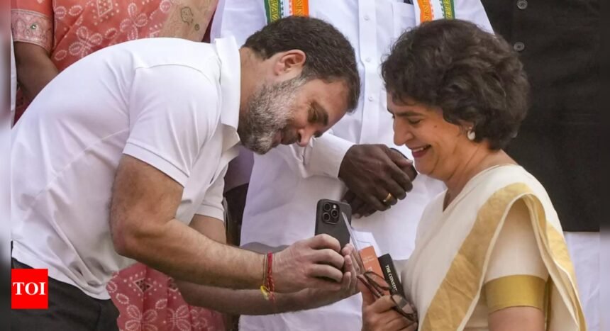 Priyanka, Rahul to address meeting in Wayanad on Nov 30 | India News