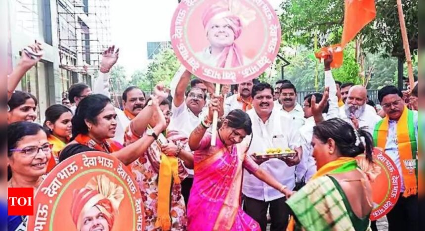 BJP Workers Celebrate Fadnavis as Legislative Chief, Set Sights on Upcoming BMC Elections | Mumbai News