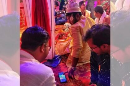 'Bro has his own priorities': Photo of groom playing ludo at wedding mandap goes viral | India News