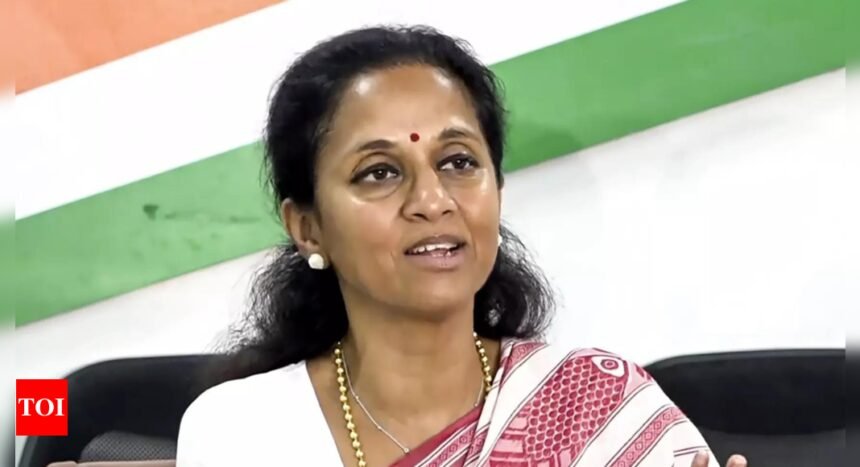 Can't blame EVMs without proof, says NCP's Supriya Sule | India News