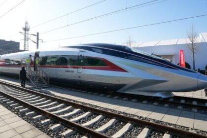 China unveils prototype of world's fastest train, capable of reaching 450 km/h
