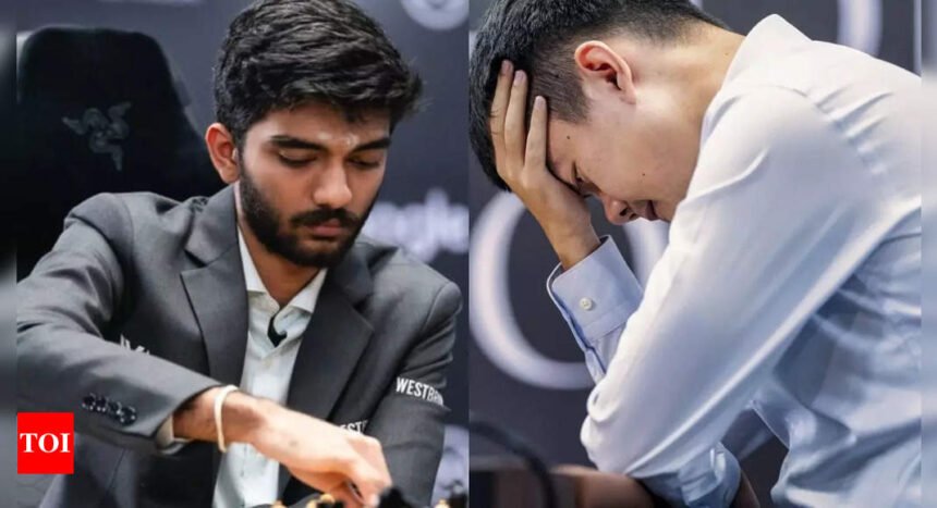 D Gukesh defeats Ding Liren in Game 11, marches towards becoming youngest world chess champion | Chess News