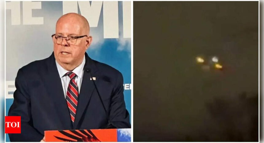Ex-Maryland Governor Larry Hogan shares video of mysterious drones, echoes calls for federal action