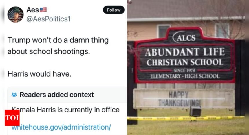 'Kamala is currently in office': How Community Note on X slayed Trump vs Harris debate over Wisconsin school shooting