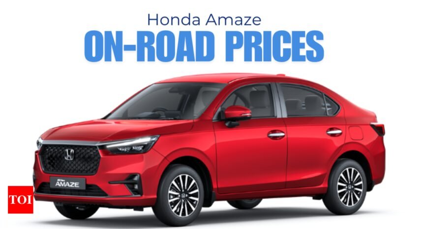 New Honda Amaze on-road prices in top cities: Mumbai, Delhi, Chennai and more