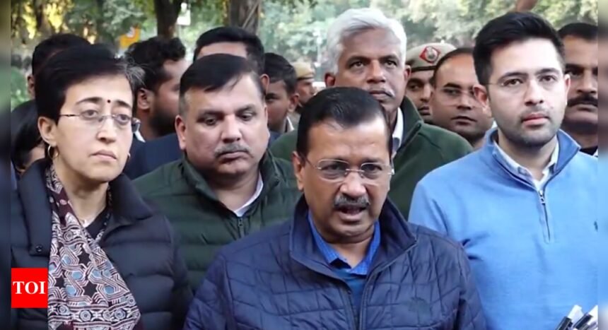 'Presented 3,000 pages of evidence': Kejriwal-led AAP delegation meets EC over 'mass voter deletion' conspiracy | India News