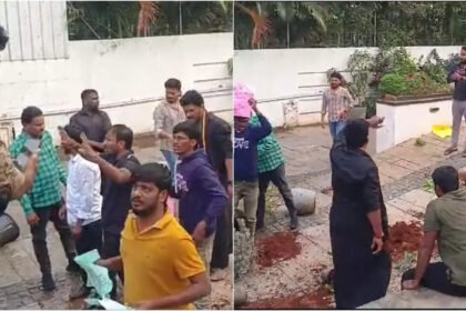 Protesters storm, vandalise actor Allu Arjun's house in Hyderabad over stampede case