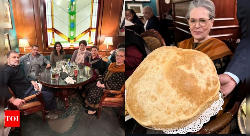 Rahul Gandhi's special food recommendation as he enjoys family lunch at Delhi restaurant | India News