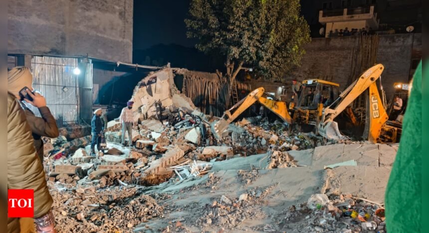 Six-storey building collapses in Punjab's Mohali, several feared trapped | India News