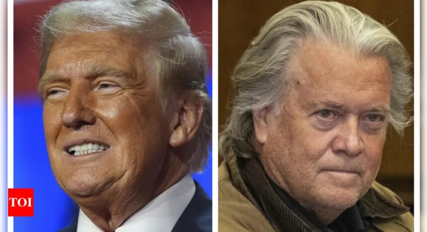 Trump 2028: Will Trump run for president again in 2028? Steve Bannon says Constitution doesn't mention...