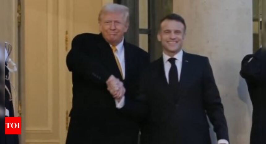 Trump Macron Viral Handshake: 'Trump is back to dominate...': MAGA gives verdict after Donald's viral handshake with Macron